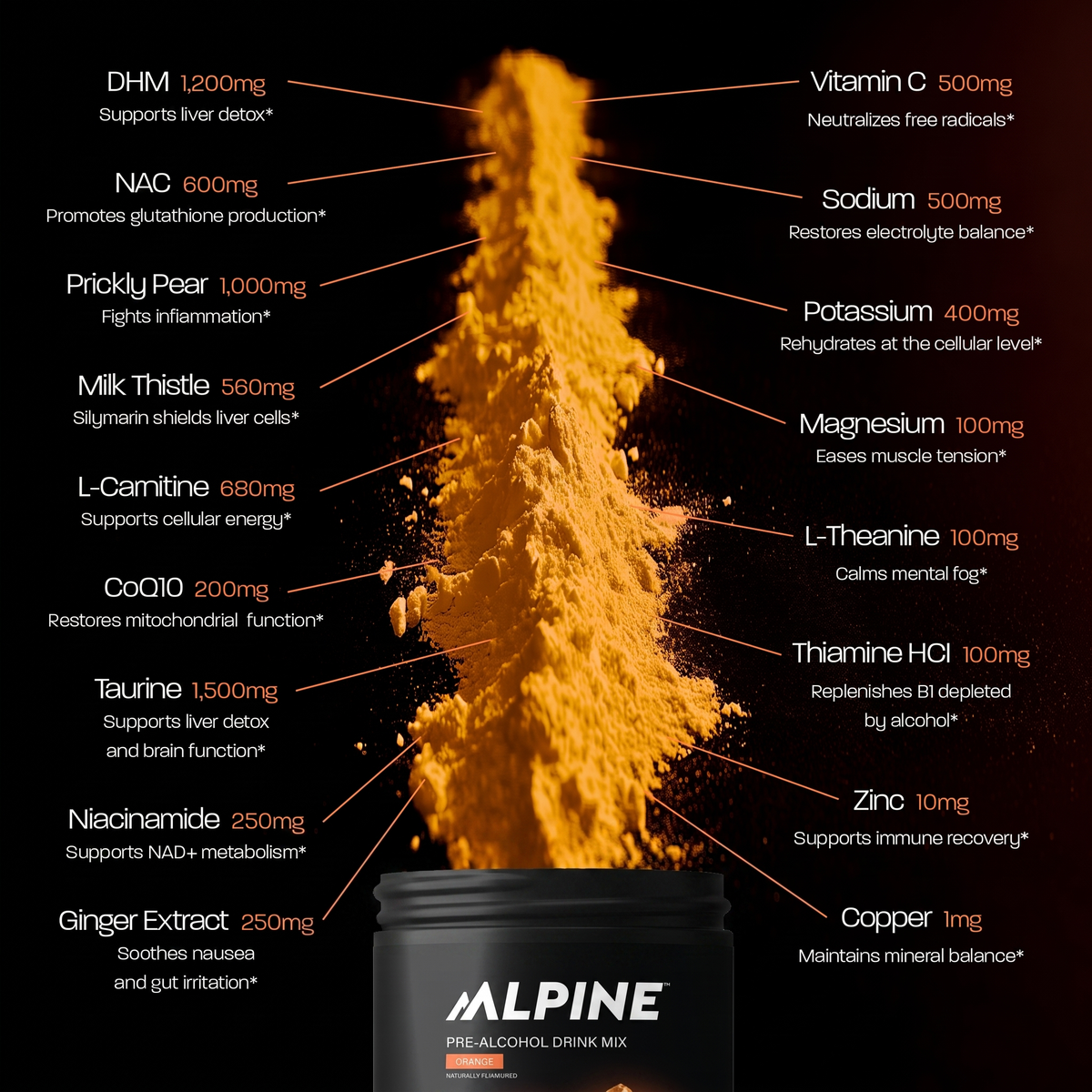 Alpine Pre-Alcohol Drink Mix